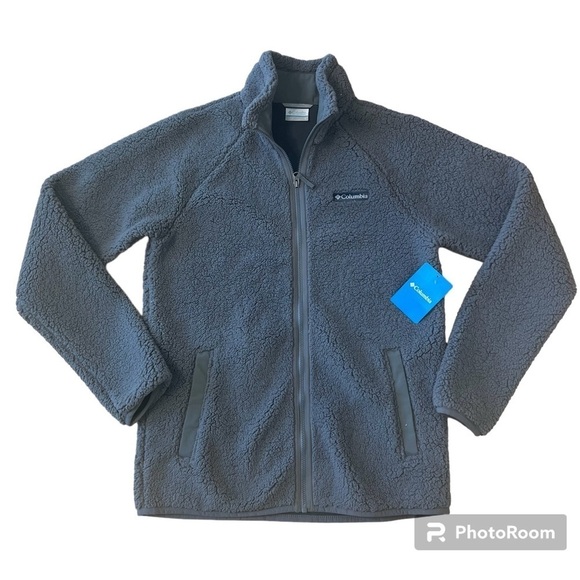 NWT Columbia men’s Cozy Camper heavyweight fleece full zip jacket size small - Picture 1 of 8
